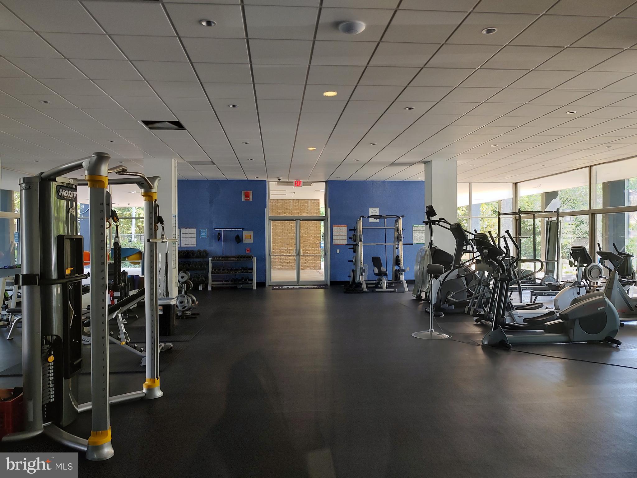 1301 Delaware Avenue Southwest, Unit N103 Washington, DC 20024 - Photo 22 of 26 a view of a room with gym equipment