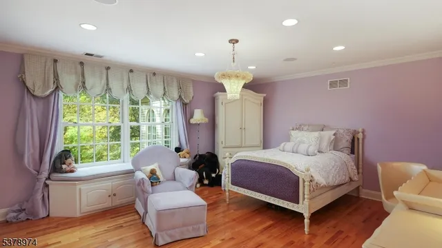 a view of a chairs and fruits on a wall