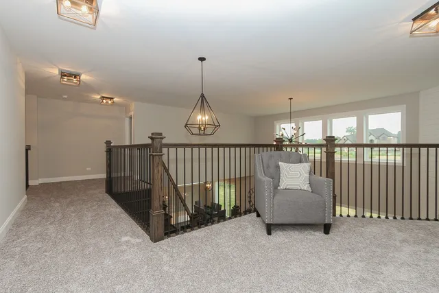 a view of a livingroom with furniture