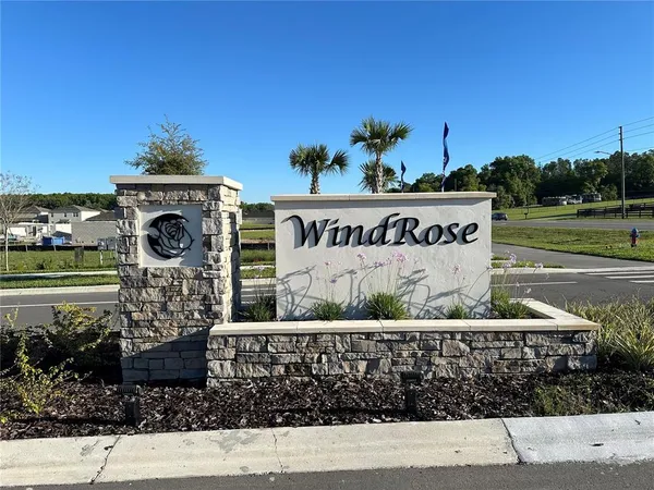 a view of a sign board