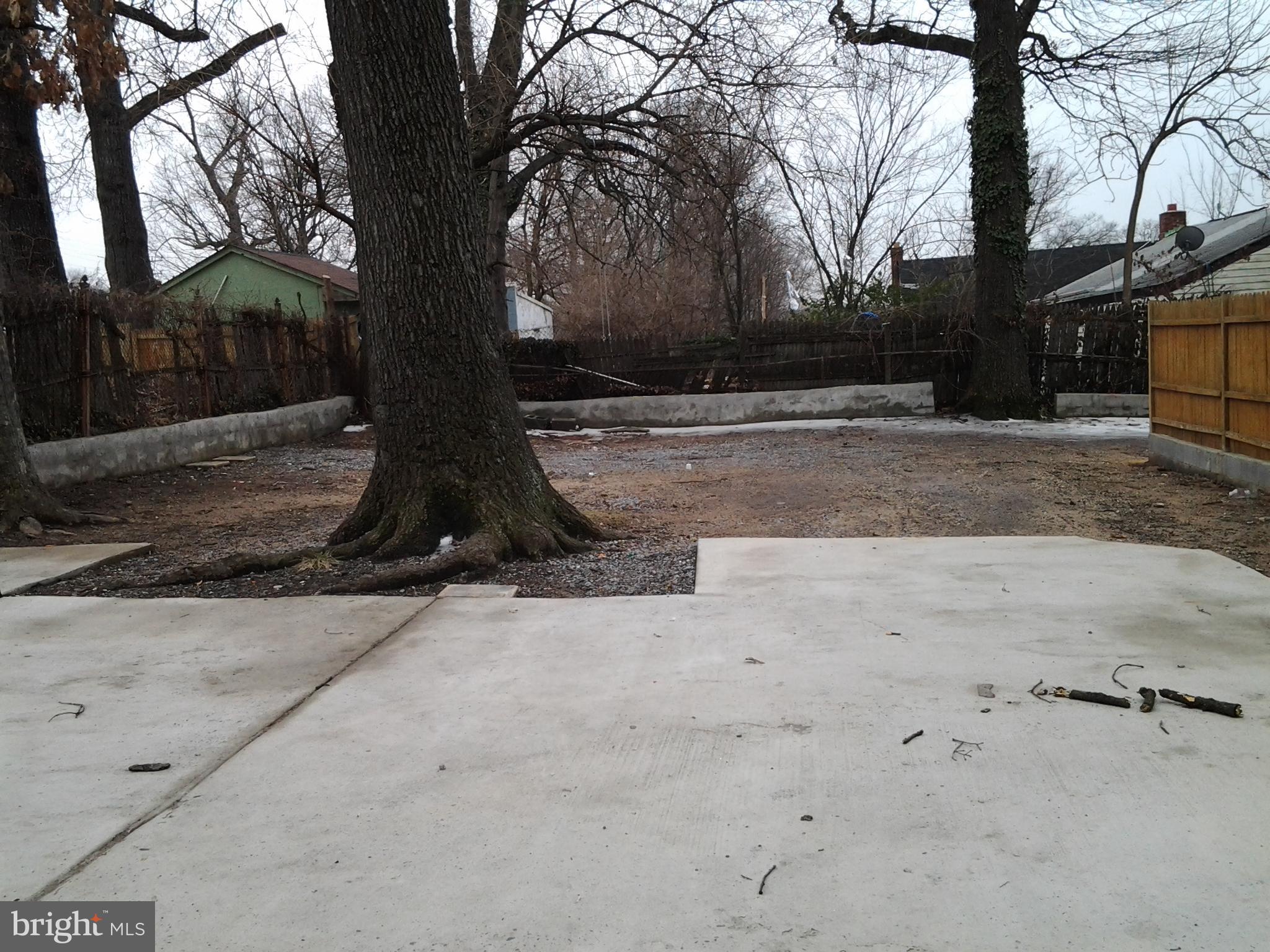 5303 Decatur Street Hyattsville, MD 20781 - Photo 22 of 22 Rear Parking Pad with Large Level Backyard