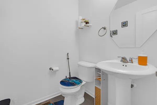 a bathroom with a sink and a toilet