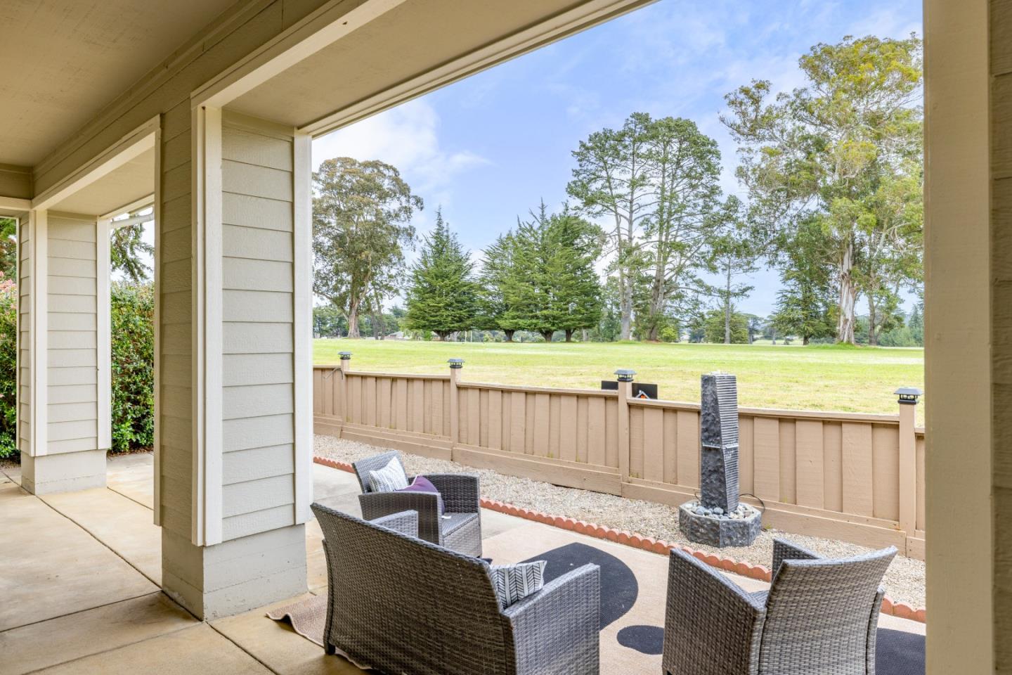 2549 Colonial Circle Watsonville, CA 95076 - Photo 44 of 54 a view of a porch with furniture and garden