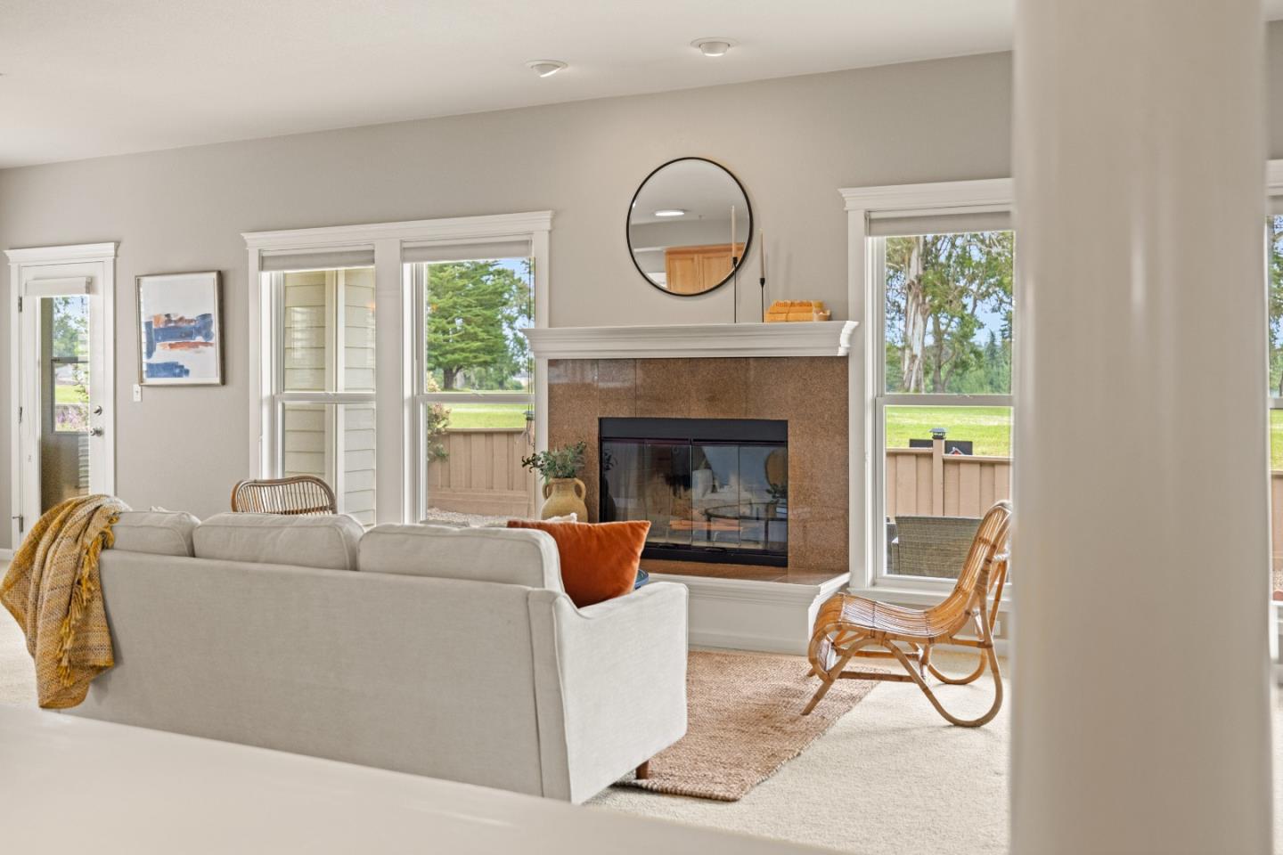 2549 Colonial Circle Watsonville, CA 95076 - Photo 5 of 54 a living room with furniture and a fireplace