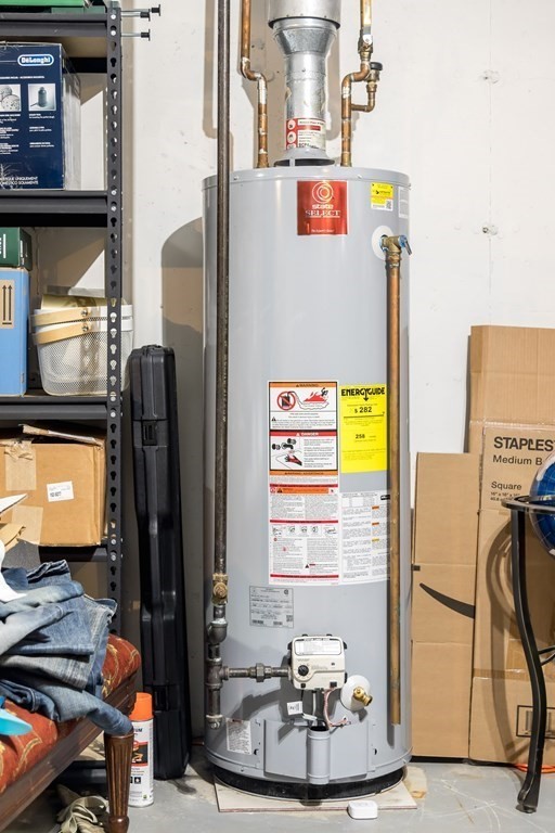 8 Spinney Path Lynn, MA 01902 - Photo 36 of 42 a view of a kitchen with fridge and workspace