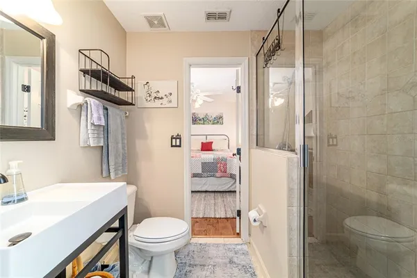 a view of a storage & utility room