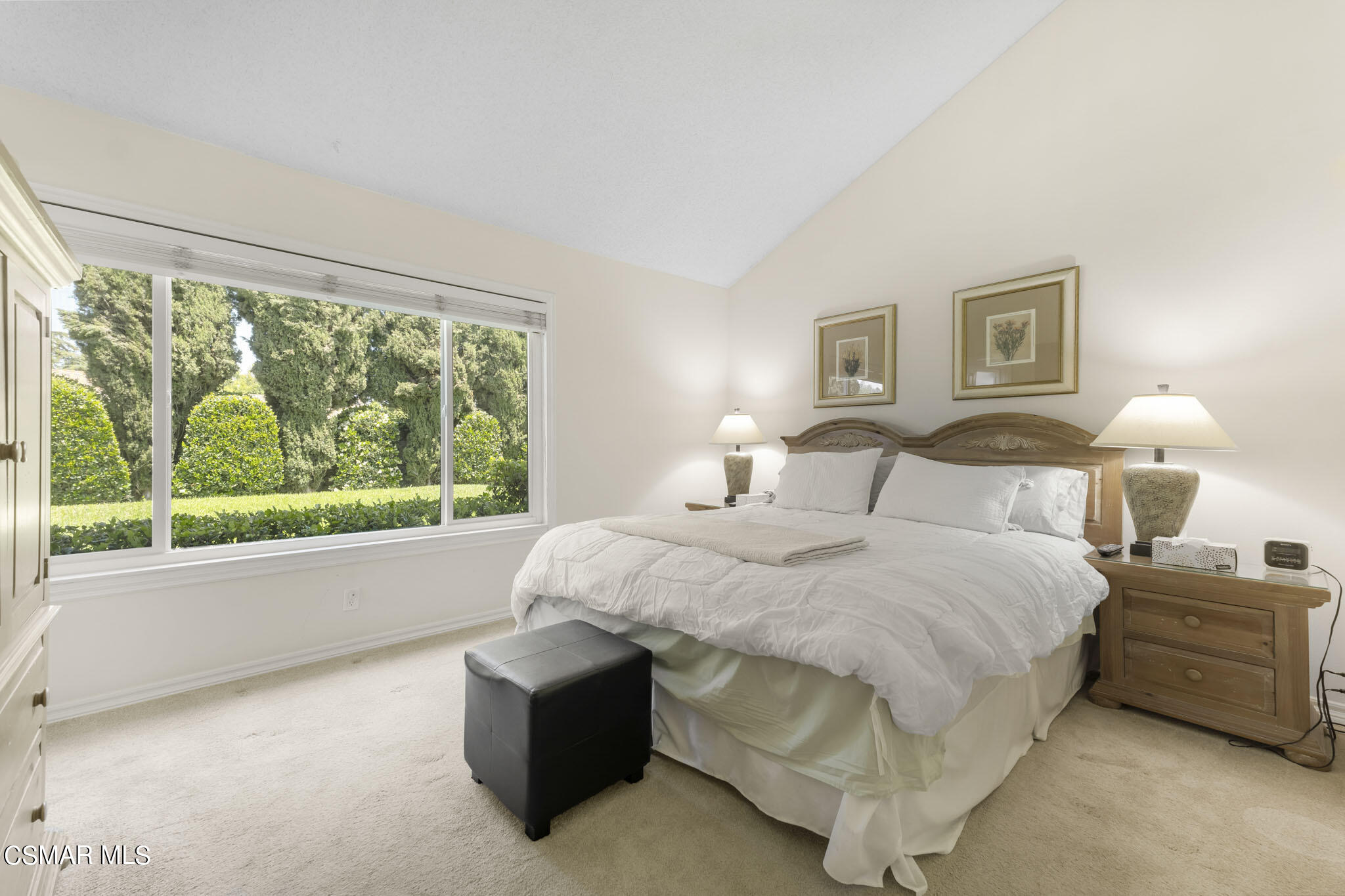 2516 Clearfield Place Simi Valley, CA 93065 - Photo 17 of 39 a spacious bedroom with a bed and glass window