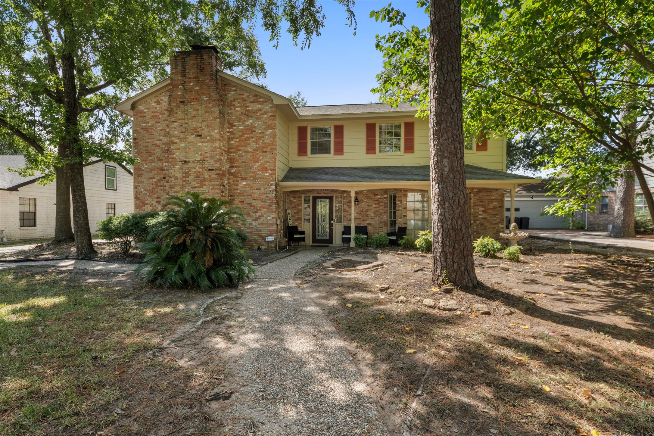 4223 Annawood Circle Spring, TX 77388 - Photo 24 of 30 a view of a house with backyard and a tree