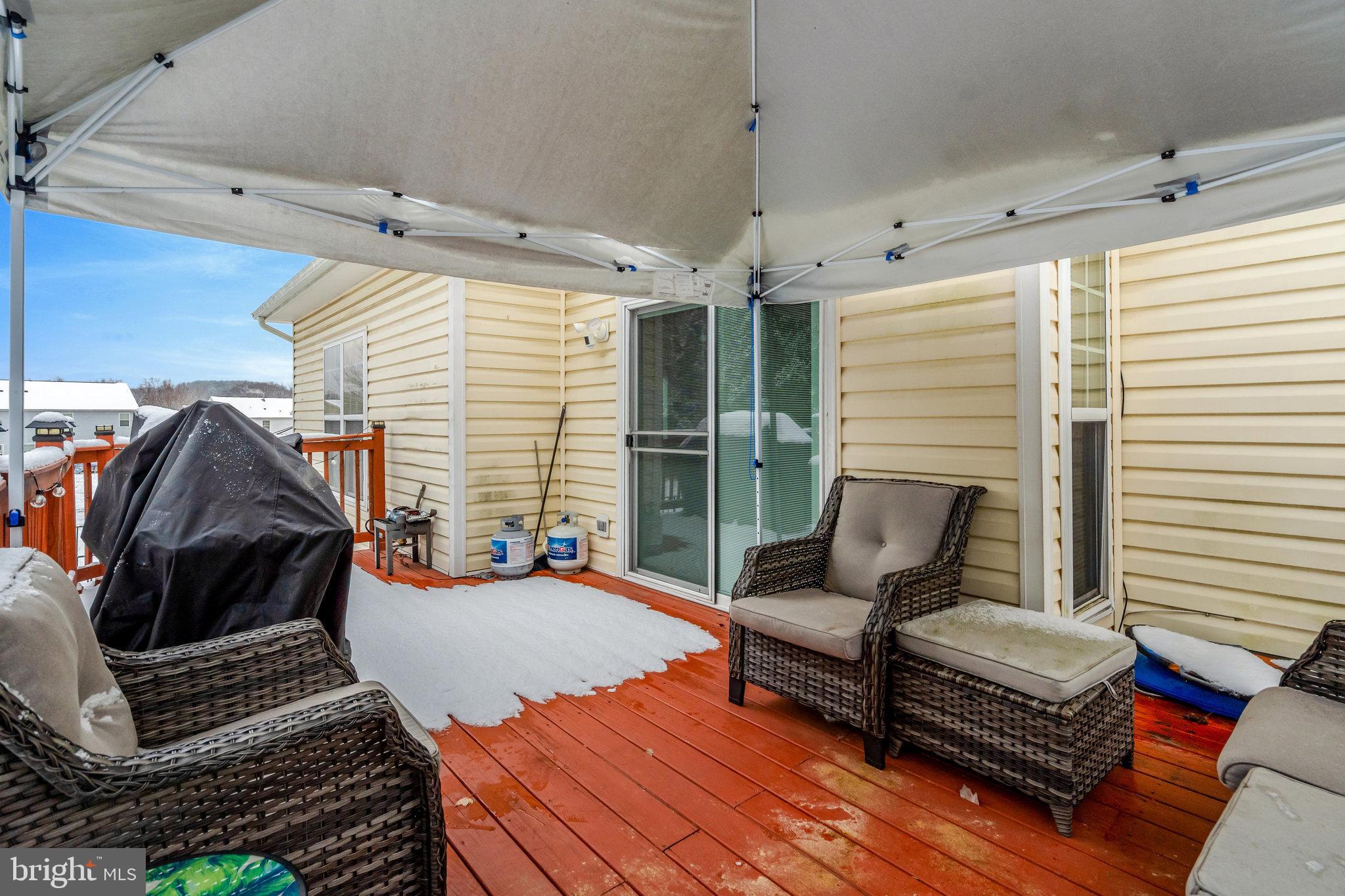 4169 Agency Loop Triangle, VA 22172 - Photo 53 of 56 Cozy outdoor retreat with winter charm.