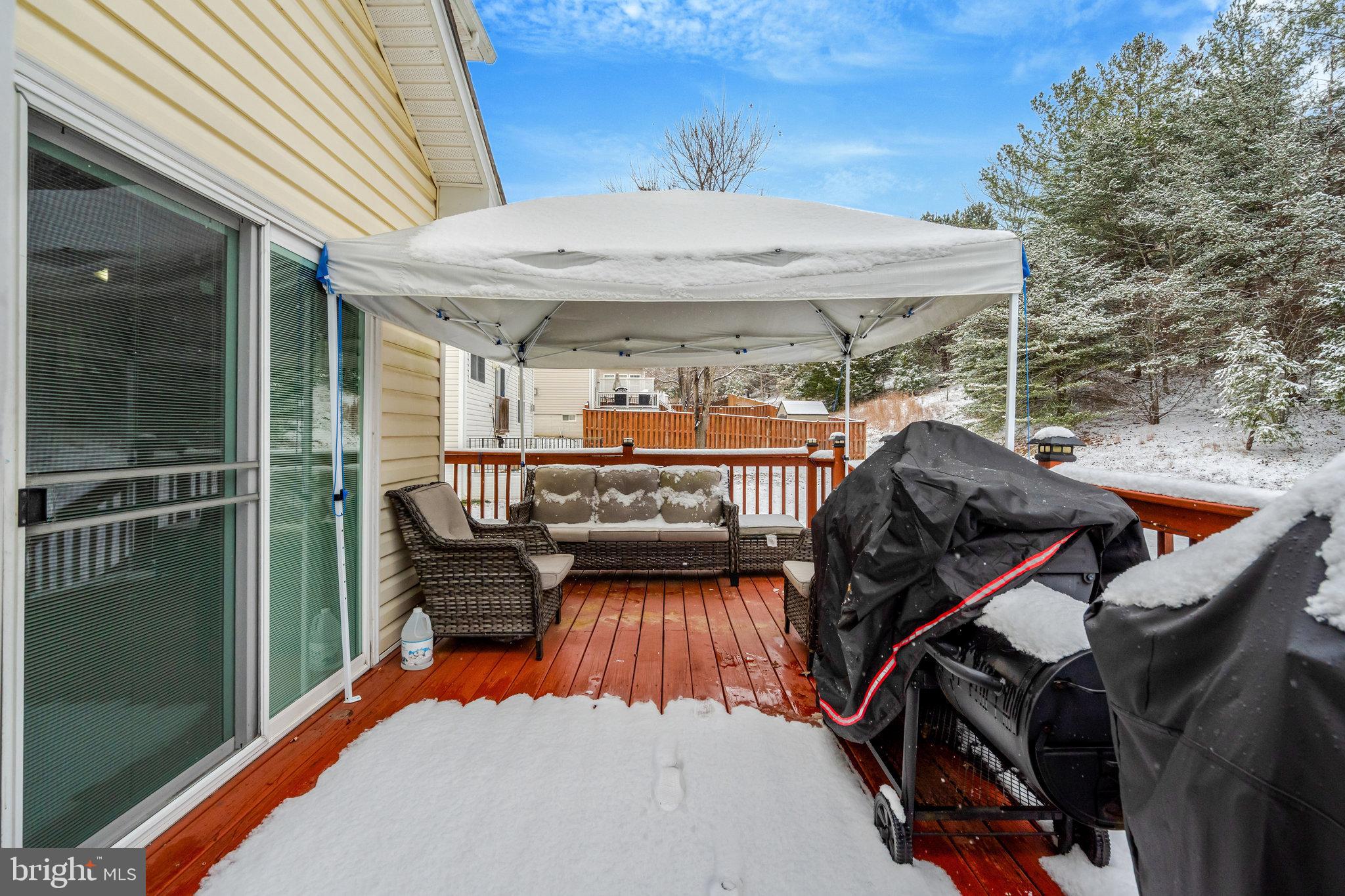4169 Agency Loop Triangle, VA 22172 - Photo 55 of 56 Cozy deck retreat blanketed in snow.