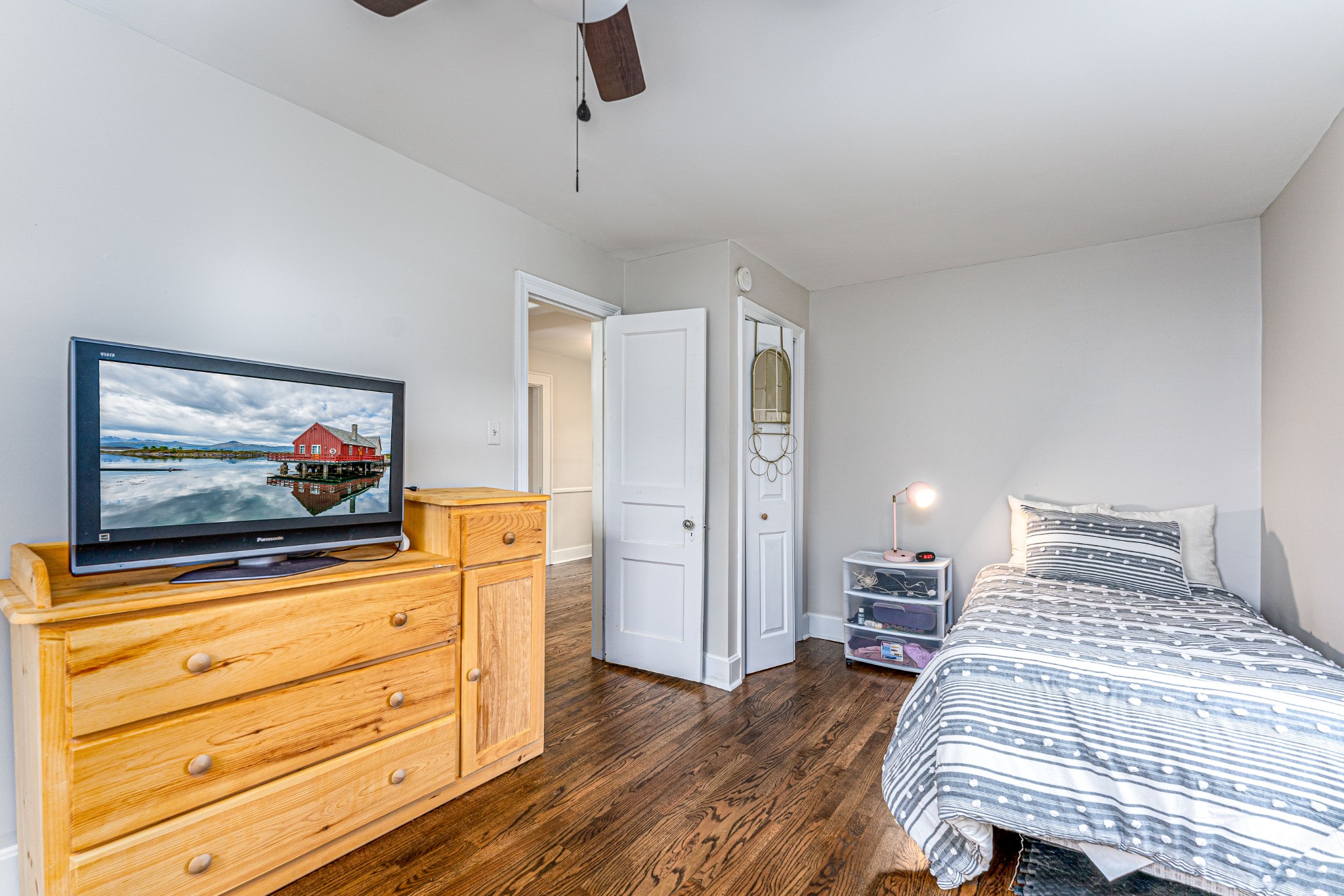 1156 Pierce Road Madison, TN 37115 - Photo 16 of 30 a bedroom with a bed and a flat screen tv