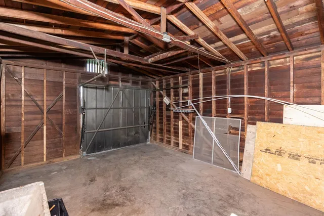 a view of storage and utility room