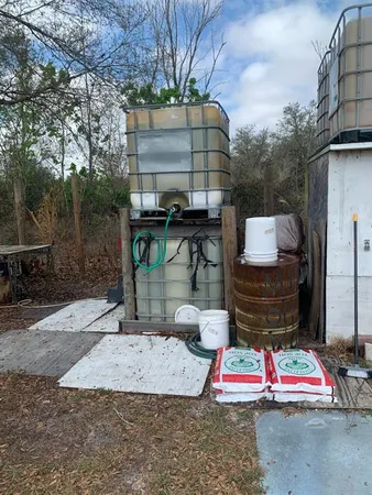 a view of outdoor space and deck