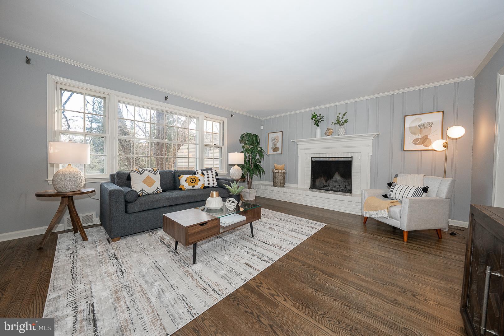 429 Conestoga Road Wayne, PA 19087 - Photo 3 of 33 a living room with furniture or fireplace and a wooden floor