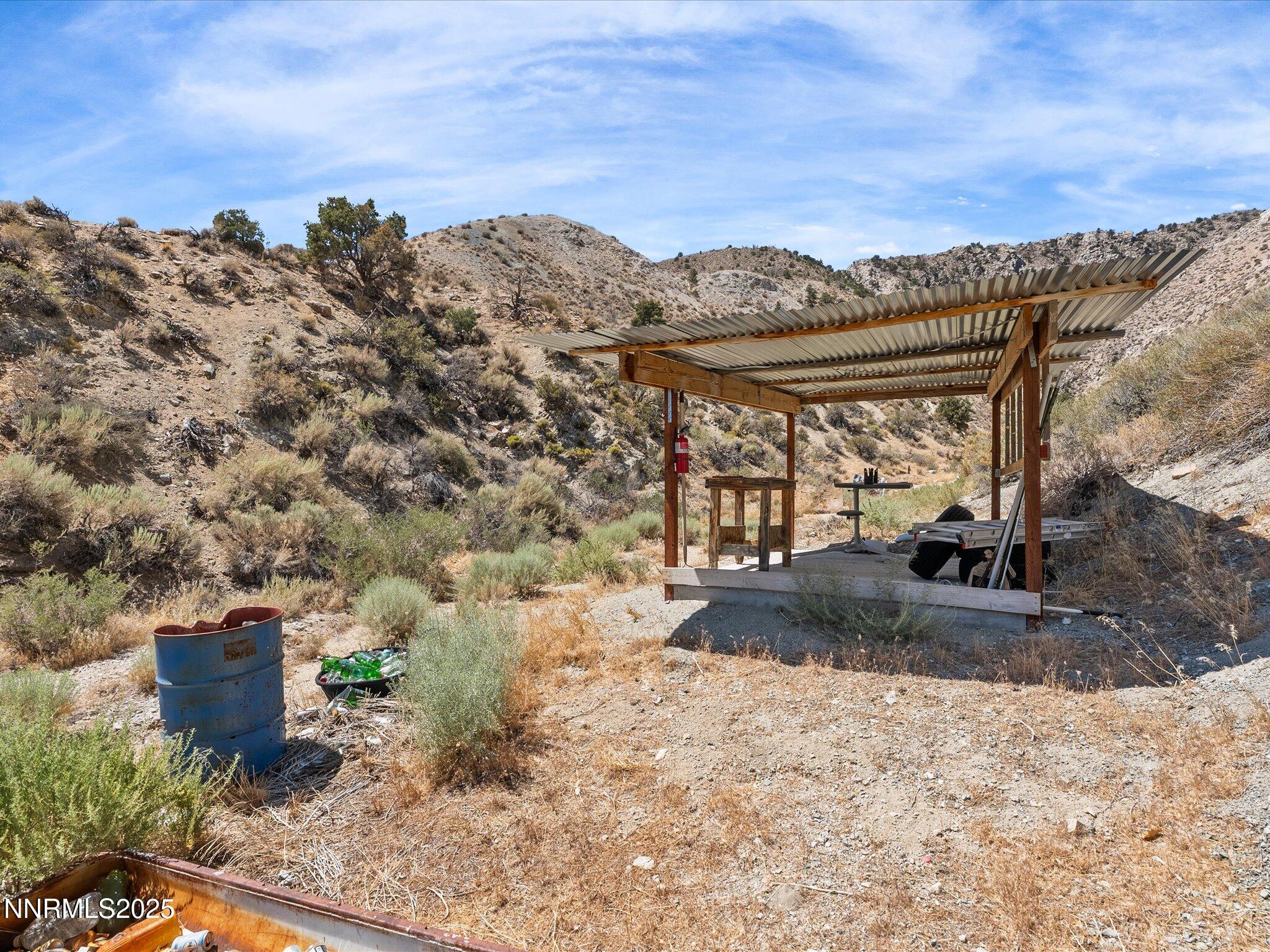 1 Cory Canyon Road Hawthorne, NV 89415 - Photo 43 of 77 a view of a terrace with a snow on the road
