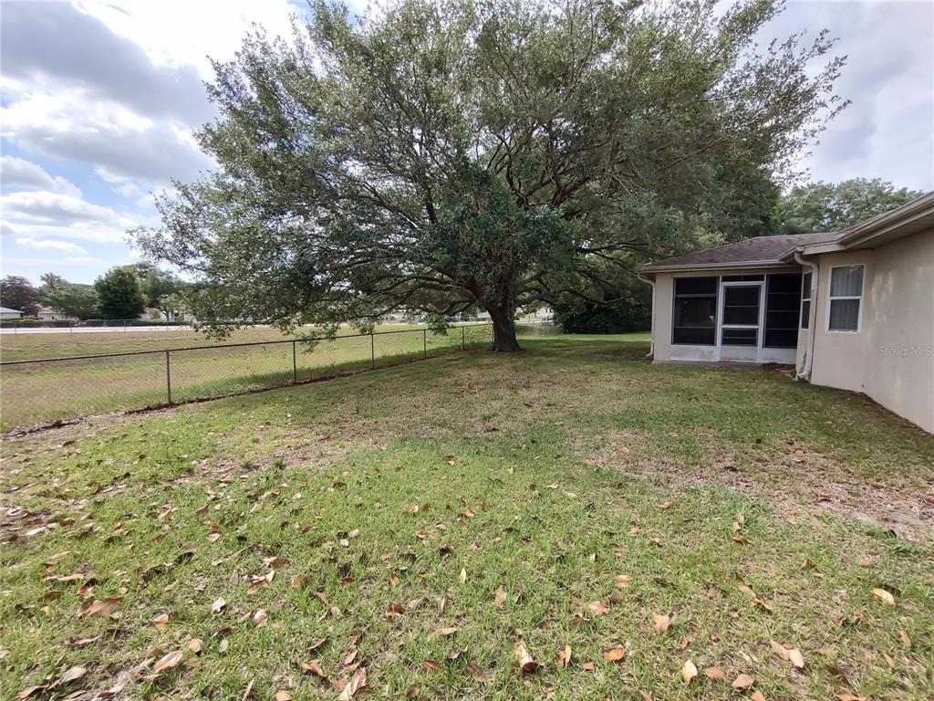 6202 Southwest 100th Loop Ocala, FL 34476 - Photo 22 of 24 a view of a backyard with large trees