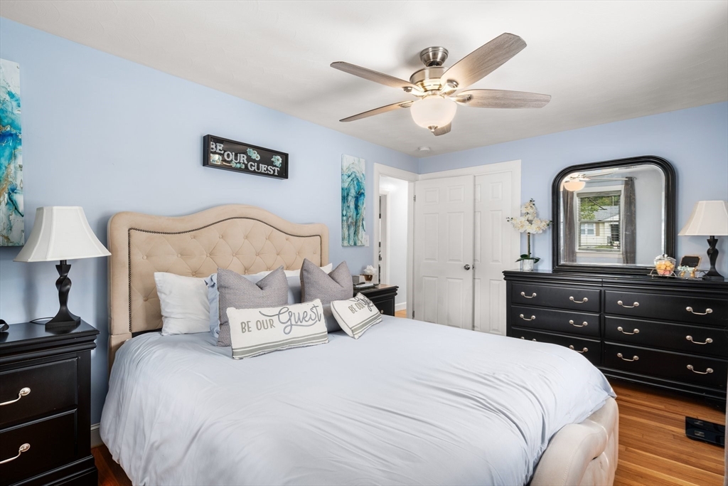 5 Albert Road Peabody, MA 01960 - Photo 15 of 39 a bedroom with a bed and a dresser