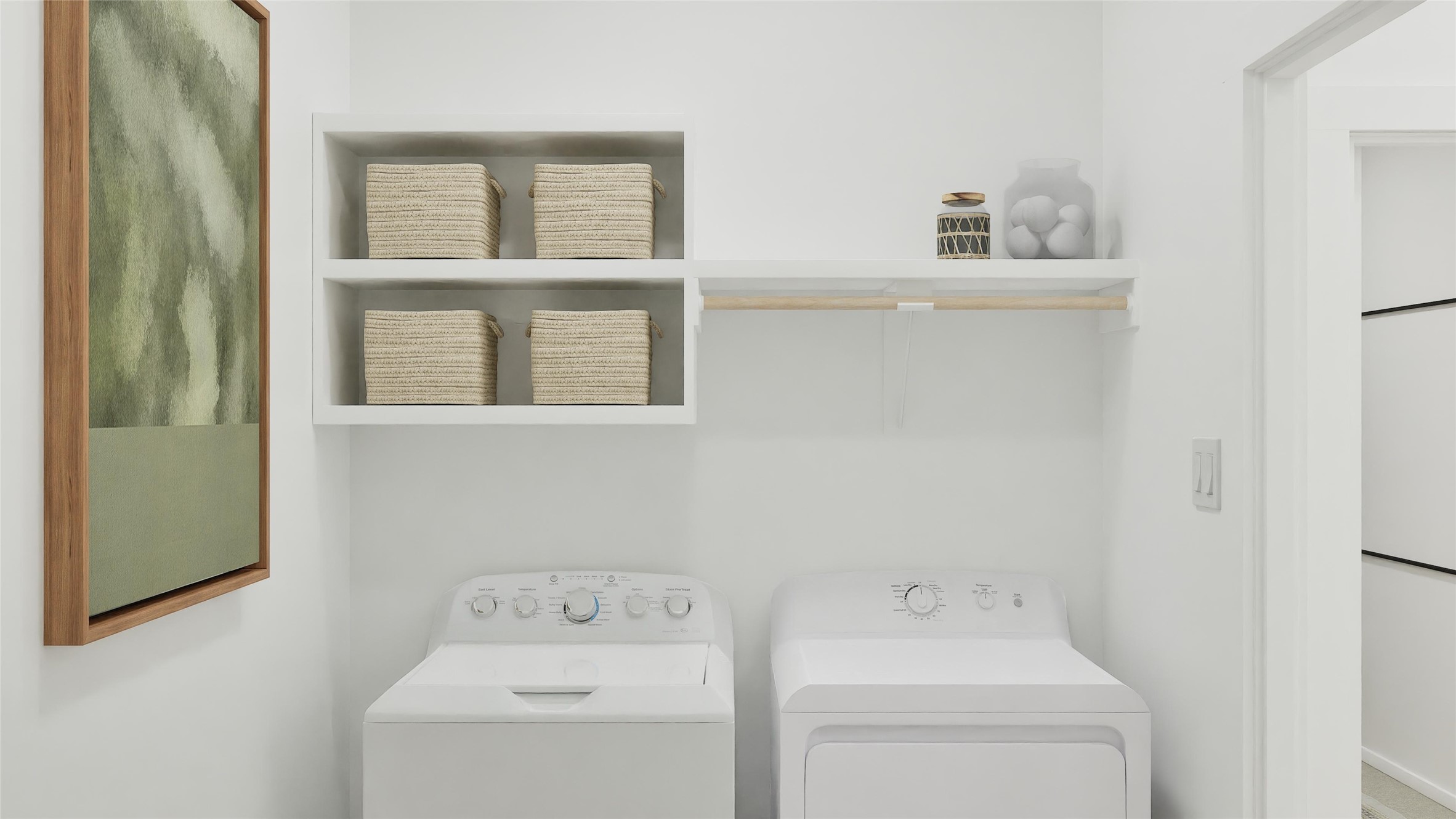13313 Winton Drive Elgin, TX 78621 - Photo 15 of 25 a utility room with dryer and washer