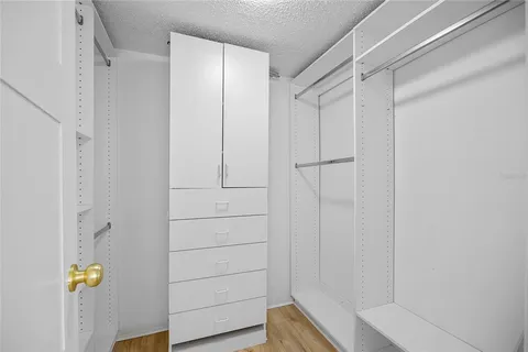 a view of walk in closet