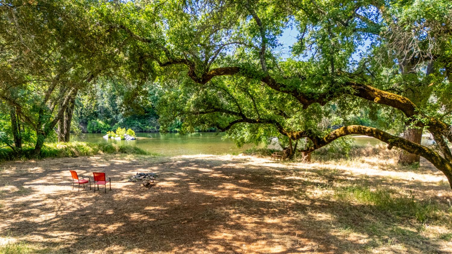 Beautiful river beach access on BLM land attached to the property