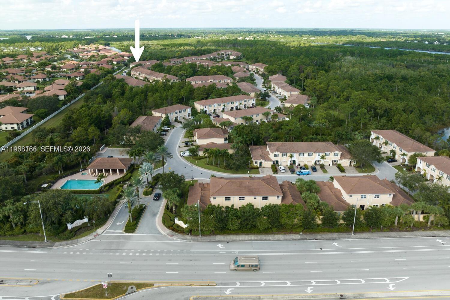 250 Southwest Walking Path, Unit 250 Stuart, FL 34997 - Photo 6 of 29 an aerial view of multiple house