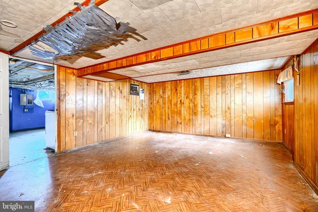 a view of an indoor swimming pool