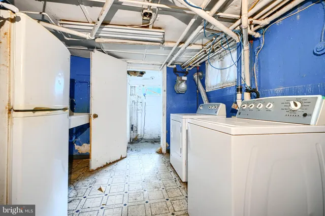 a view of a wooden door