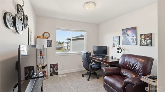 a bathroom with a double vanity sink mirror and double