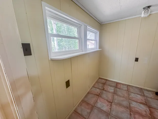 a view of a room with window