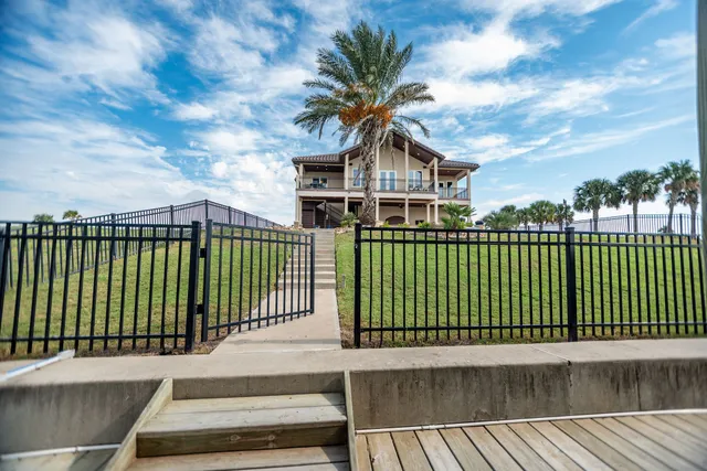 a view of a street from a balcony