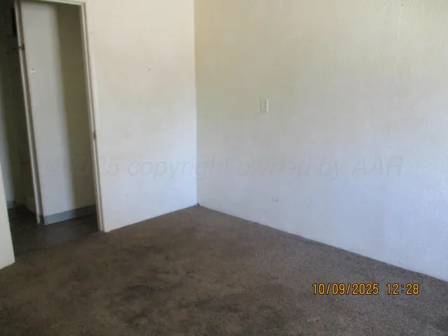 a view of an empty room