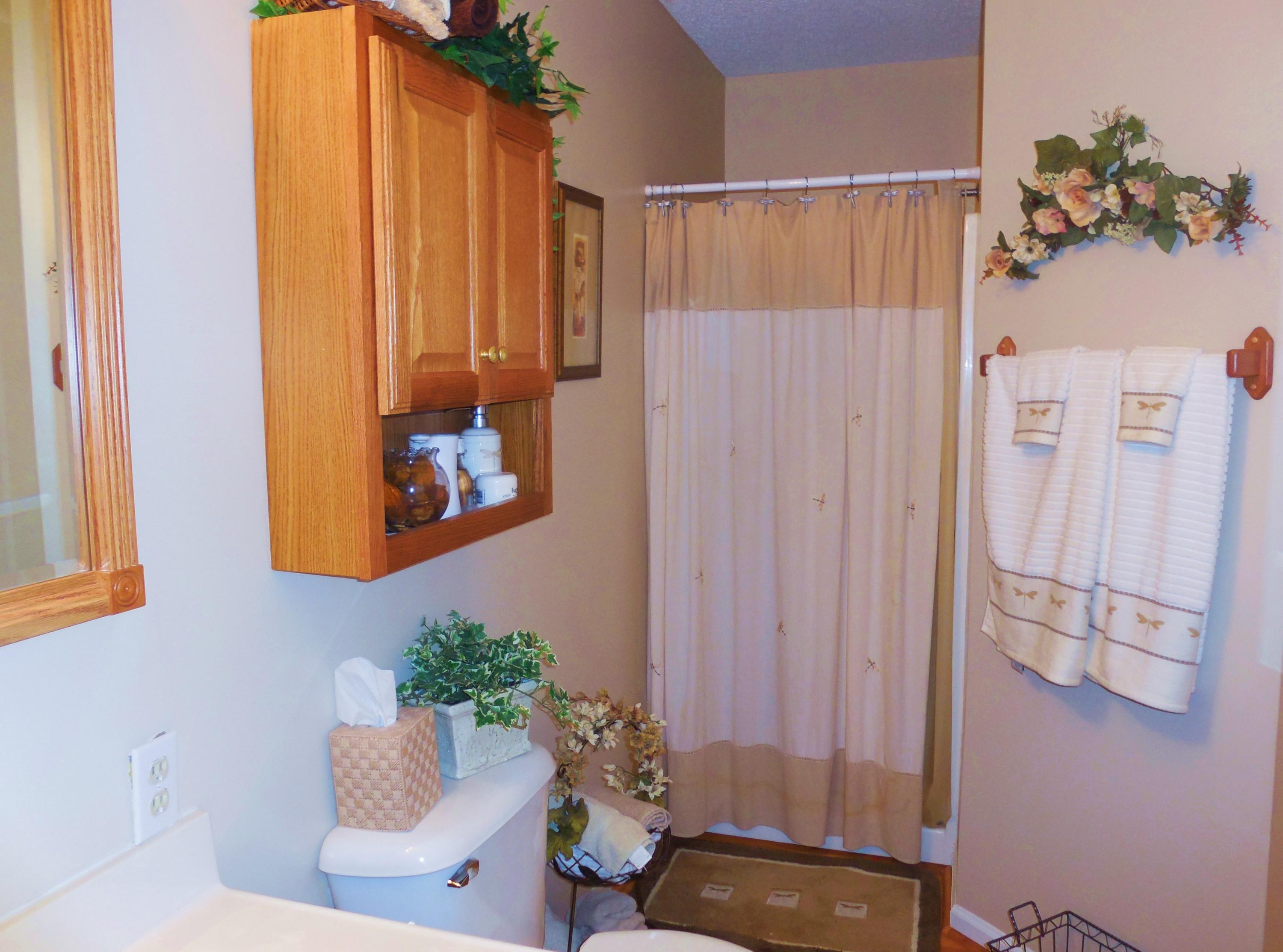 610 Monte Vista Road, Unit 705 Union Hall, VA 24176 - Photo 35 of 74 a bathroom with a sink and a shower curtain