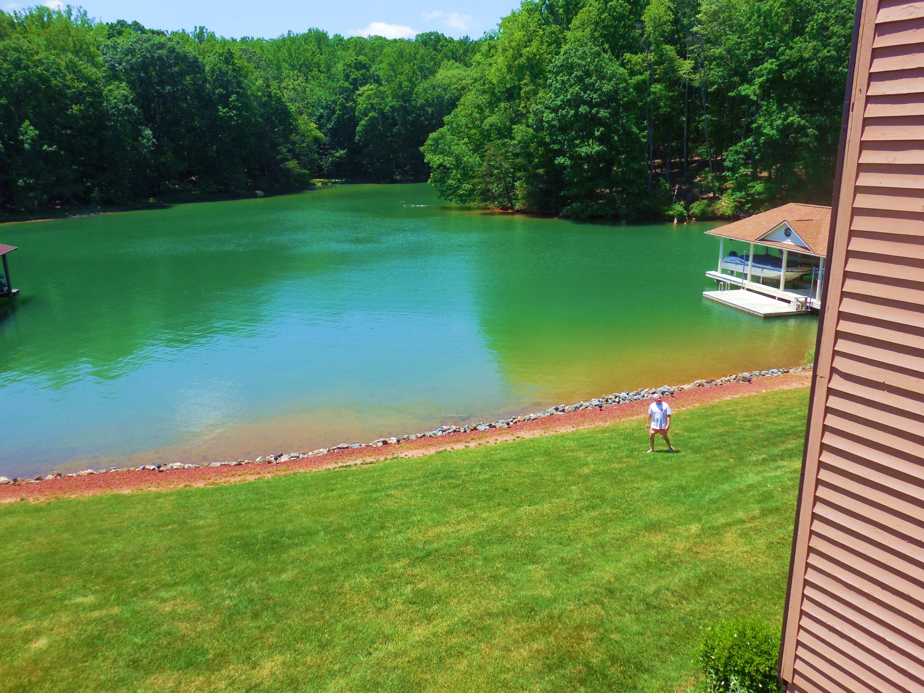 610 Monte Vista Road, Unit 705 Union Hall, VA 24176 - Photo 37 of 74 a view of a golf course with a lake
