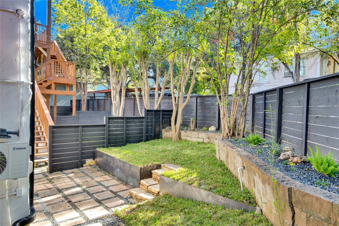1115 Enfield Road, Unit B Austin, TX 78703 - Photo 7 of 34 a view of house with yard