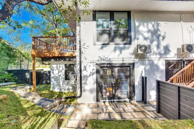 a view of a building with a outdoor space