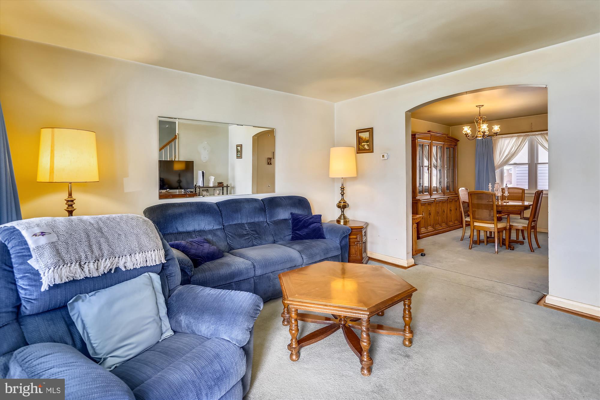 1917 Ormand Road Dundalk, MD 21222 - Photo 13 of 22 a living room with furniture and a lamp