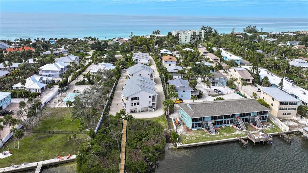 5031 North Beach Road, Unit 116 Englewood, FL 34223 - Photo 34 of 41 an aerial view of residential houses with outdoor space