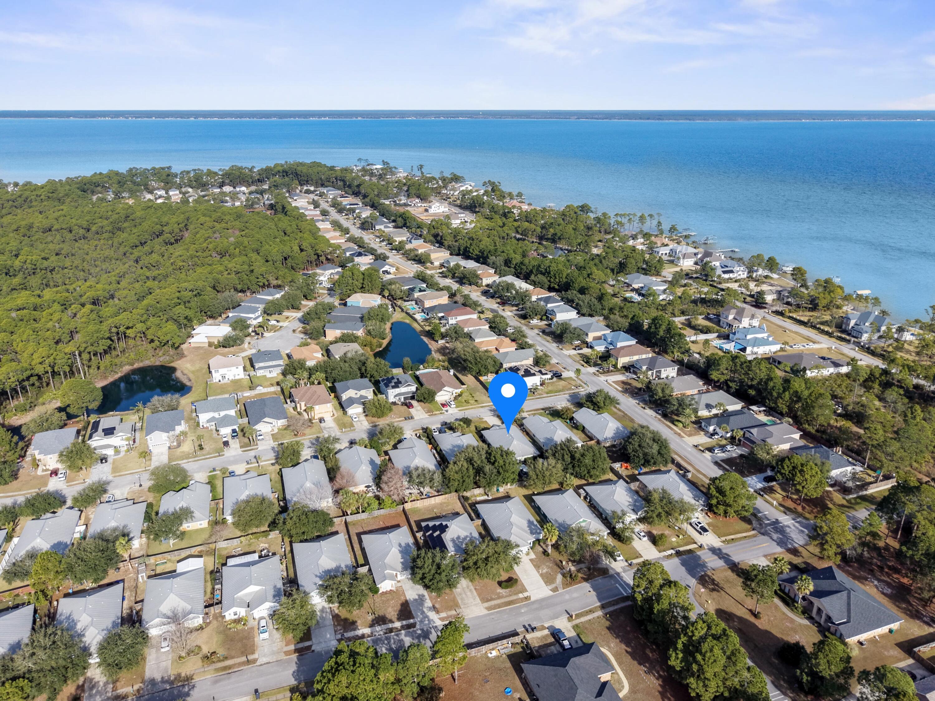 35 Red Bay Court Santa Rosa Beach, FL 32459 - Photo 12 of 73 an aerial view of residential building with ocean view