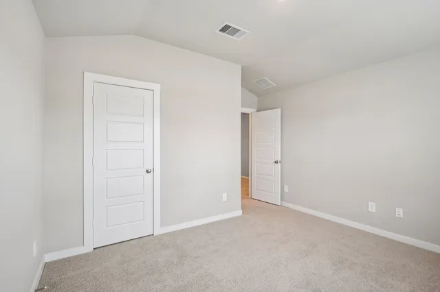 a view of an empty room