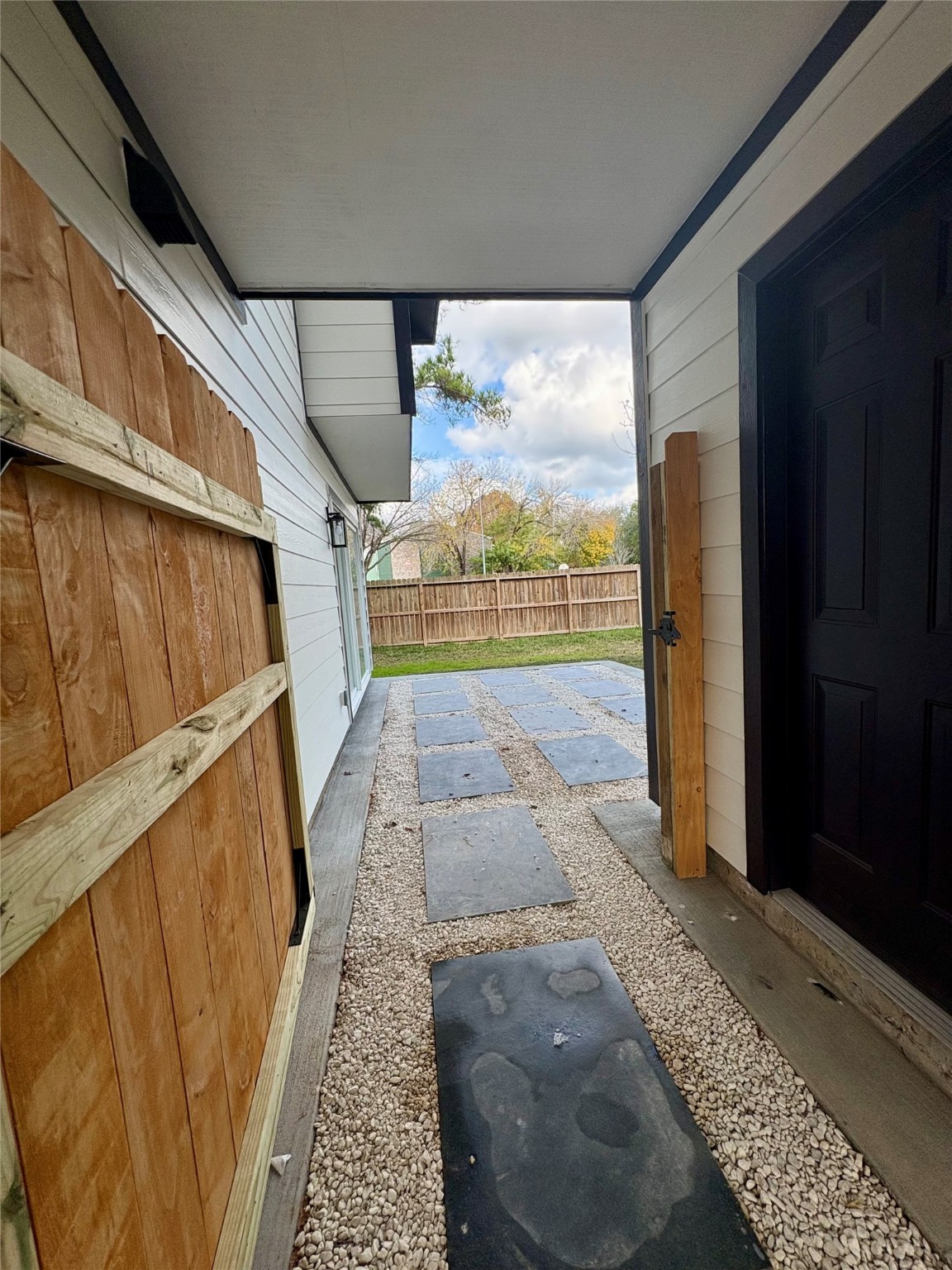 12303 Split Rail Lane Houston, TX 77071 - Photo 13 of 50 The fence has been repaired and reinforced, now in excellent condition to provide privacy, security, and peace of mind.