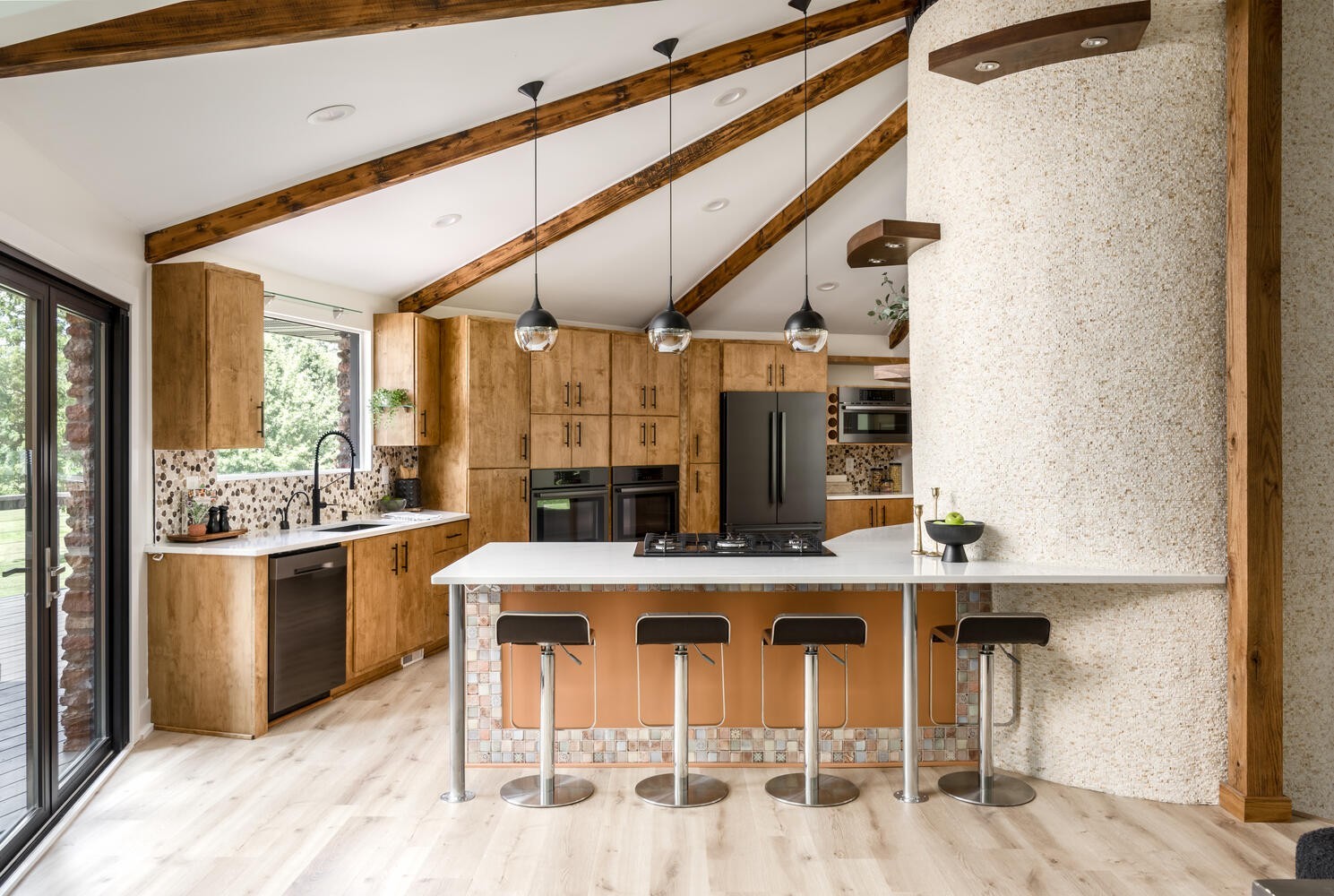 104 Windward Point Hendersonville, TN 37075 - Photo 21 of 49 a kitchen with stainless steel appliances kitchen island granite countertop furniture and a refrigerator