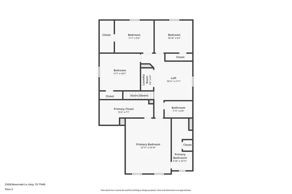 $1,890 | 21630 Bowcreek Lane, Katy, TX 77449