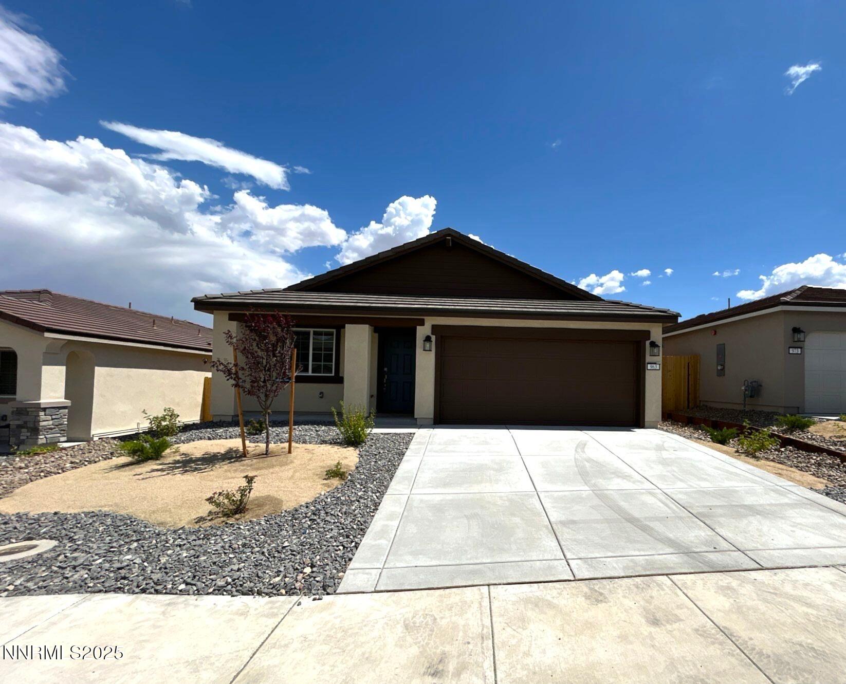 a view of a house with a patio