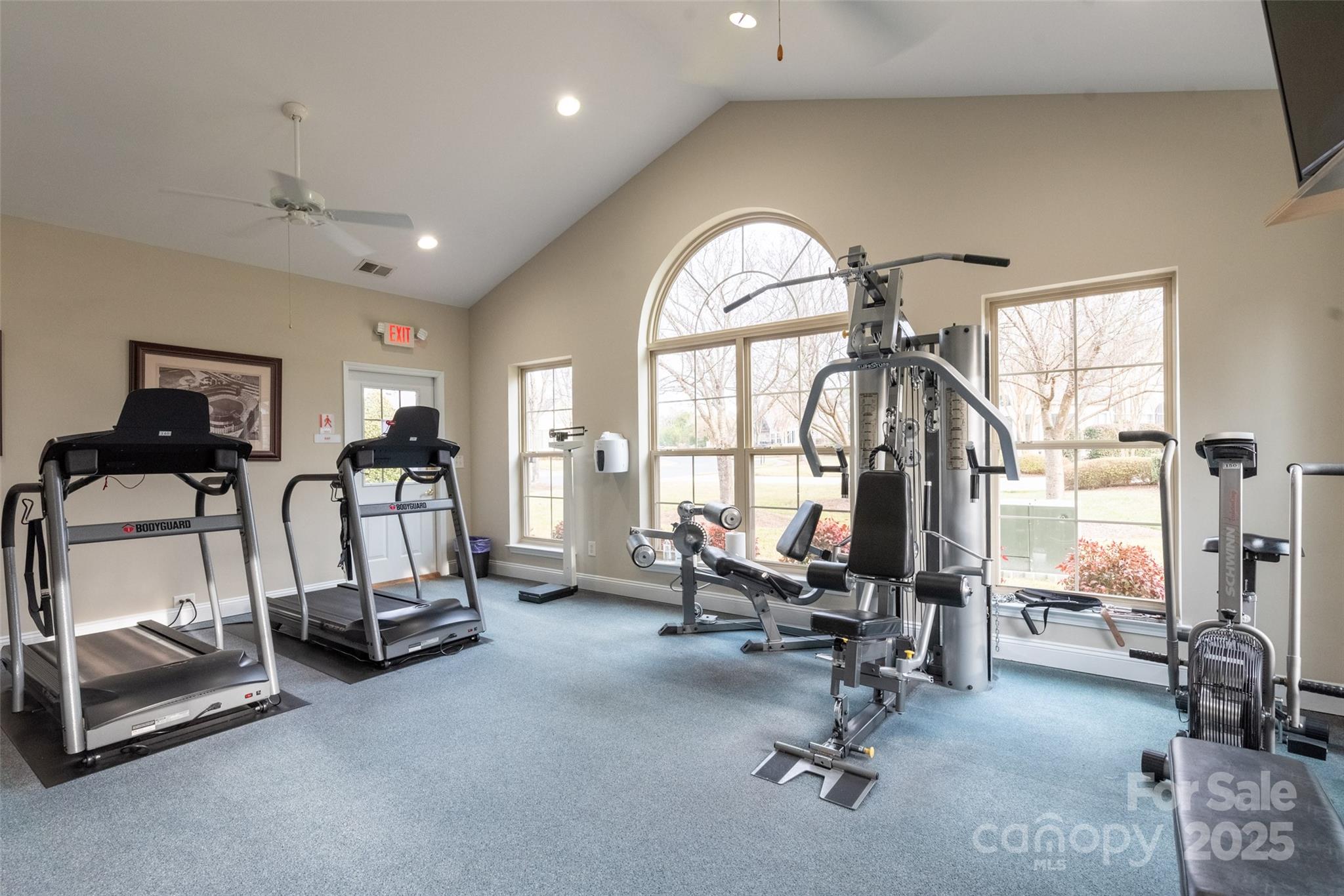 874 Ledgestone Court Tega Cay, SC 29708 - Photo 33 of 38 a view of a room with gym equipment