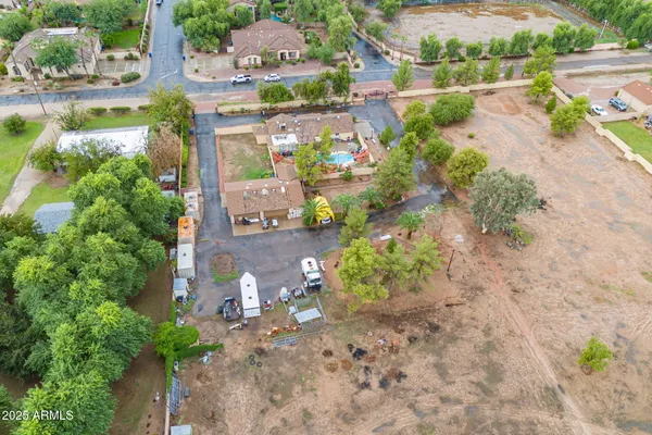 a view of a house with a street