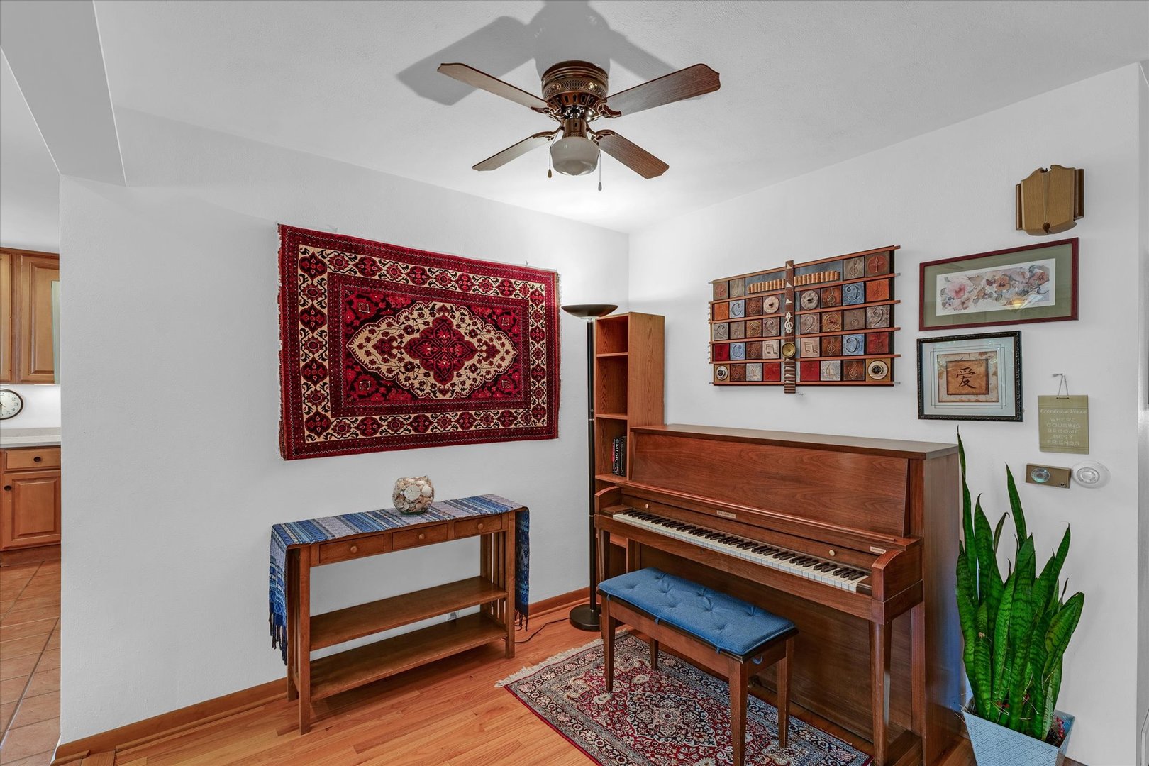 1505 Alma Drive Champaign, IL 61820 - Photo 11 of 50 a view of workspace with furniture and ceiling fan