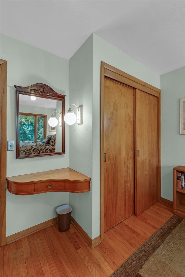 1505 Alma Drive Champaign, IL 61820 - Photo 28 of 50 a view of empty room with wooden floor and fan