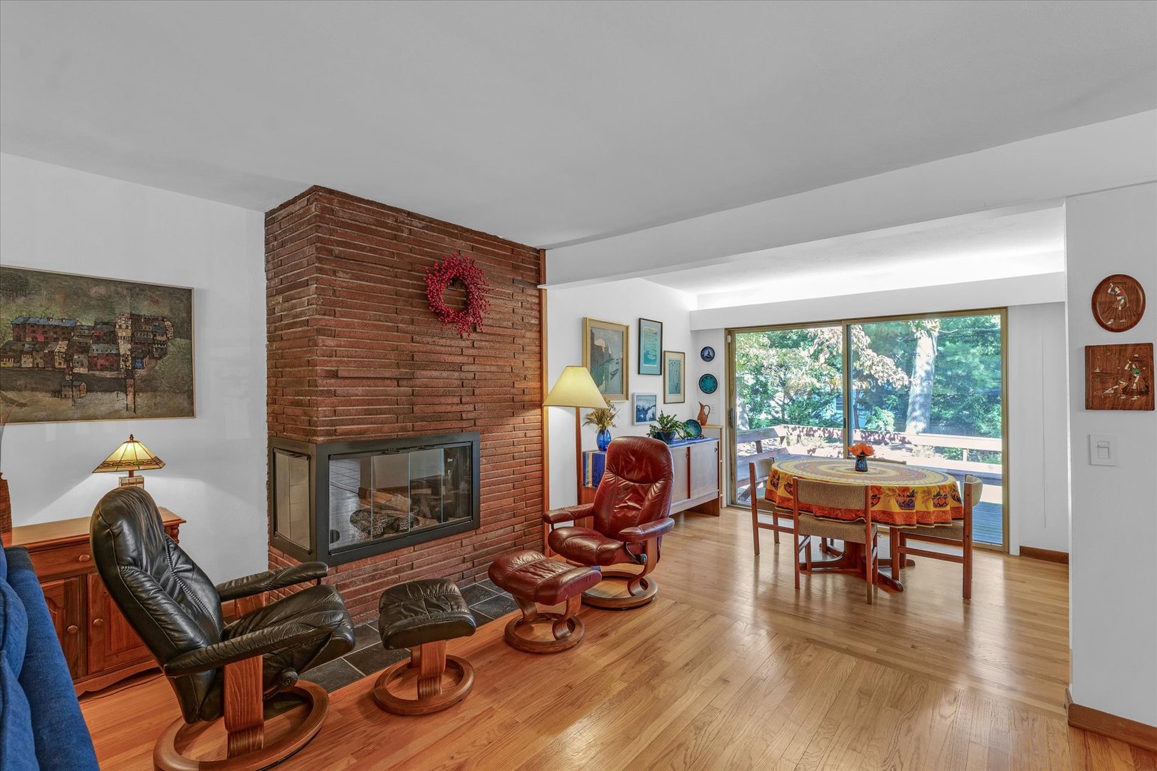 1505 Alma Drive Champaign, IL 61820 - Photo 7 of 50 a living room with furniture and a fireplace