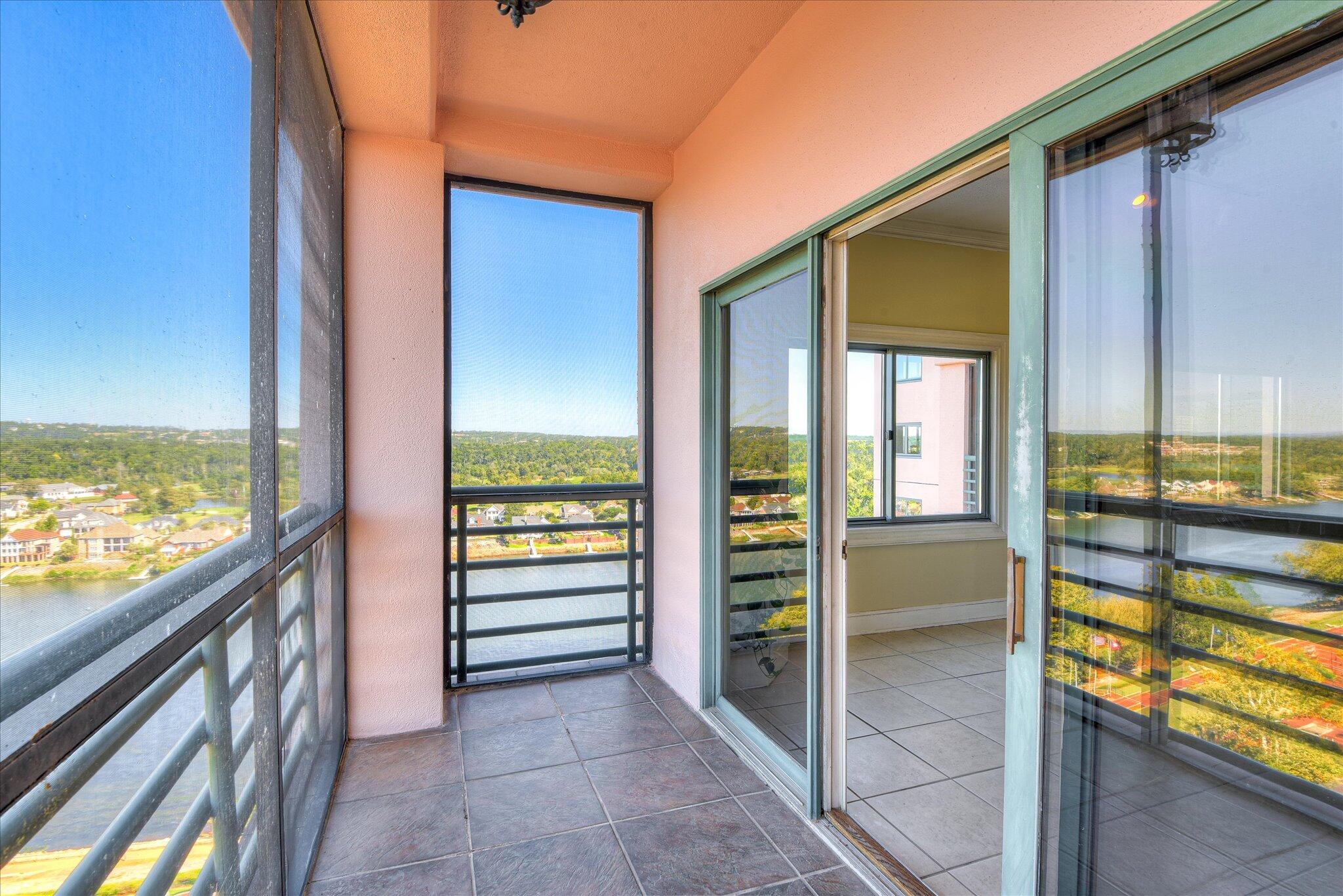 1 7th Street, Unit 1602 Augusta, GA 30901 - Photo 16 of 61 Balcony overlooking the Savannah River