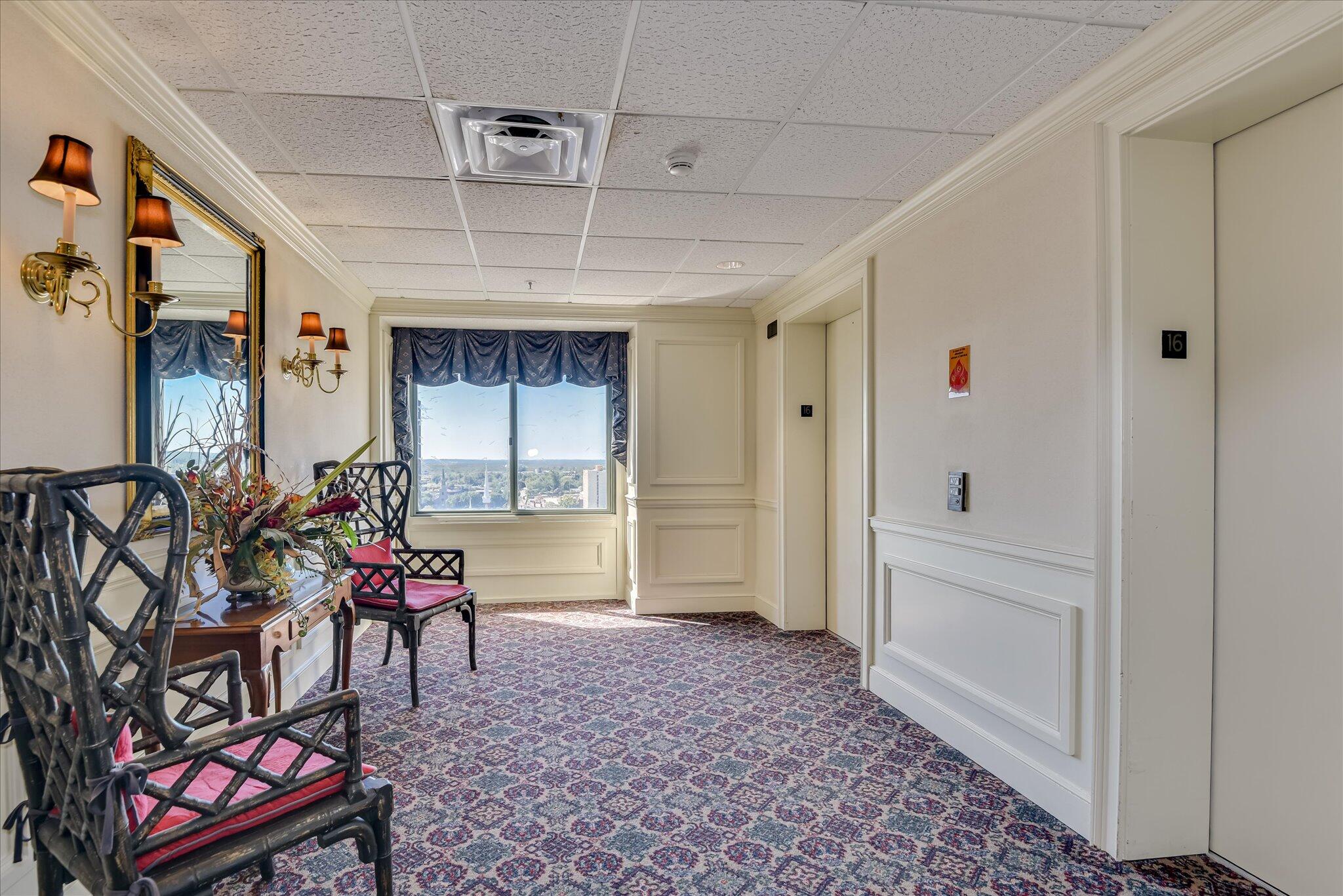 1 7th Street, Unit 1602 Augusta, GA 30901 - Photo 42 of 64 16th Floor Exit from Elevator